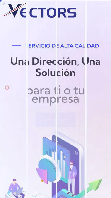 Screenshot of vectors.com.mx
