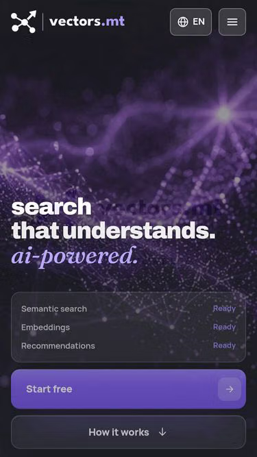 Screenshot of vectors.mt