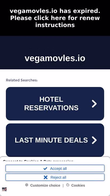 Screenshot of vegamovles.io