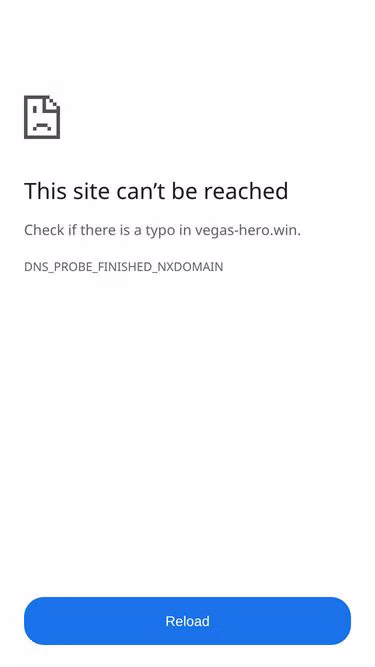 Screenshot of vegas-hero.win