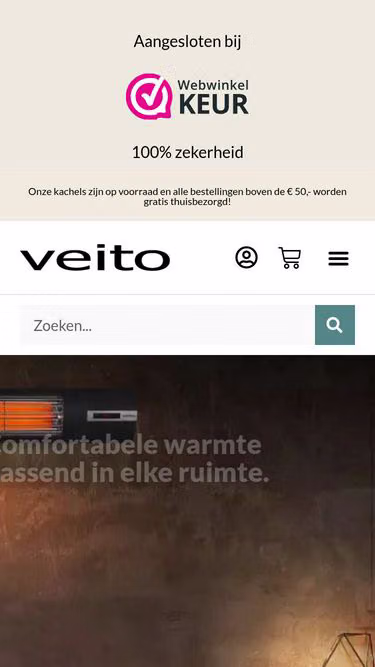 Screenshot of veito.be
