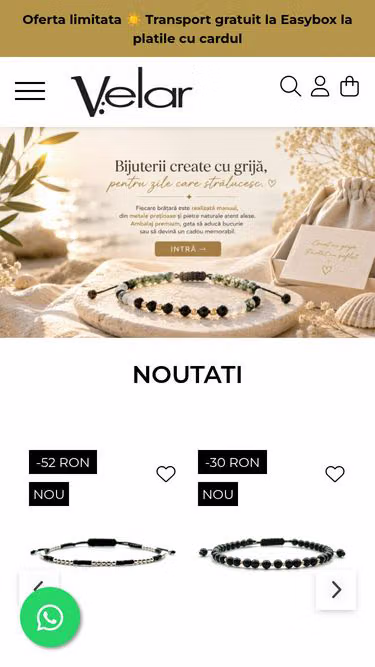 Screenshot of velar.ro