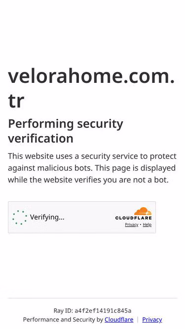 Screenshot of velorahome.com.tr