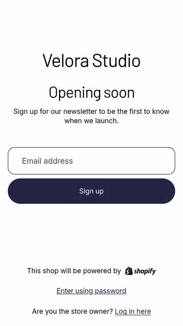 Screenshot of velorastudio.us