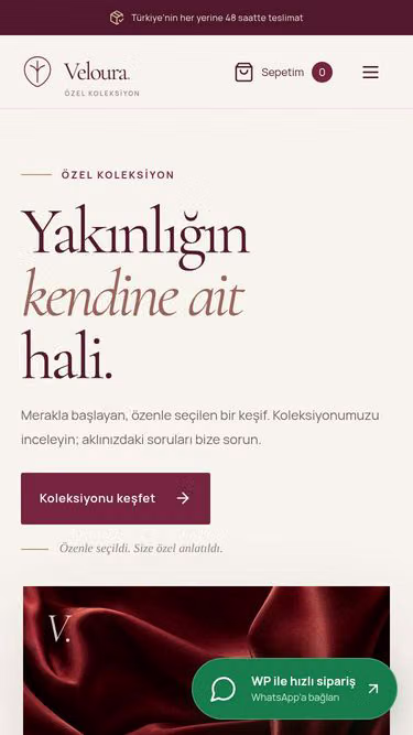 Screenshot of veloura.rest