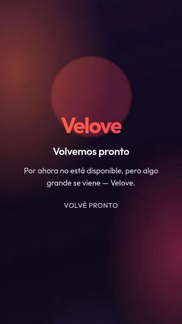 Screenshot of velove.com.ar