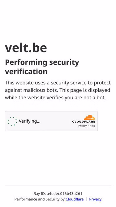 Screenshot of velt.be
