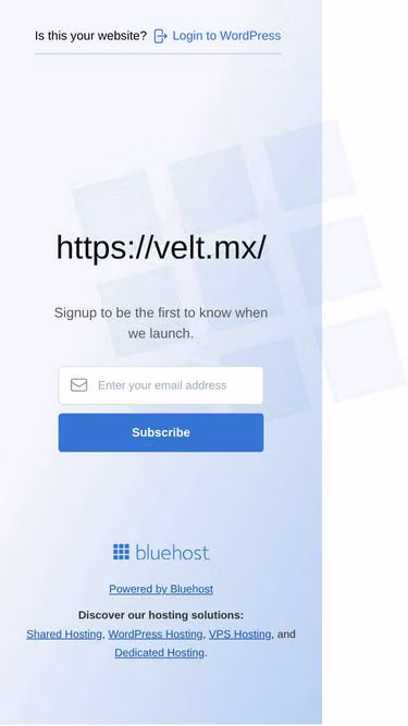 Screenshot of velt.mx
