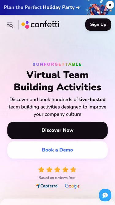 Screenshot of ven.events