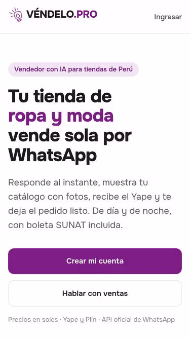 Screenshot of vendelo.pro