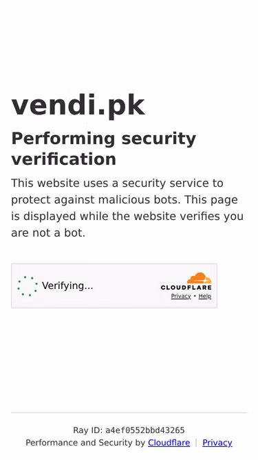 Screenshot of vendi.pk