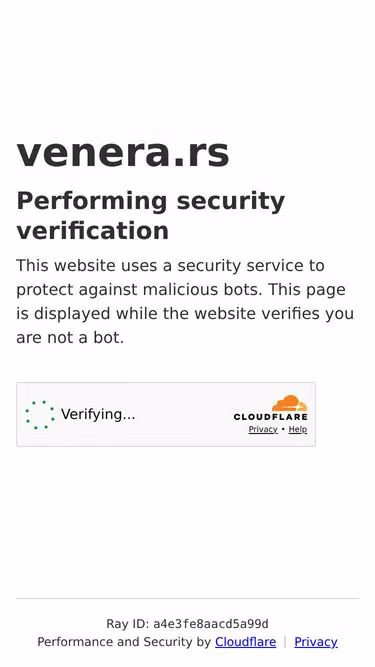 Screenshot of venera.rs