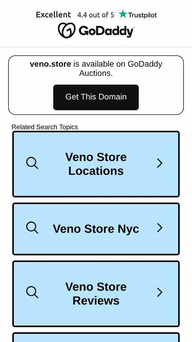 Screenshot of veno.store