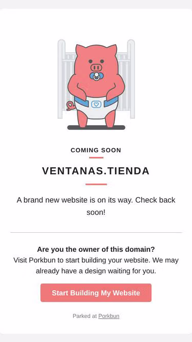 Screenshot of ventanas.tienda