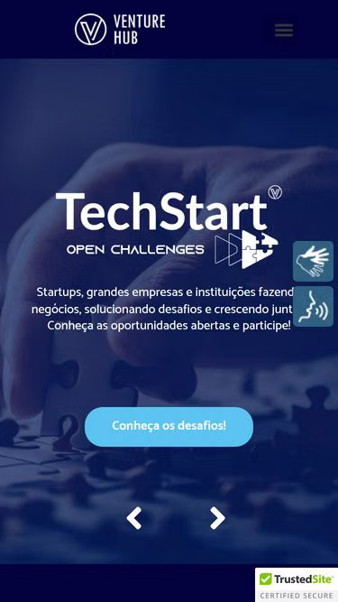 Screenshot of venturehub.se