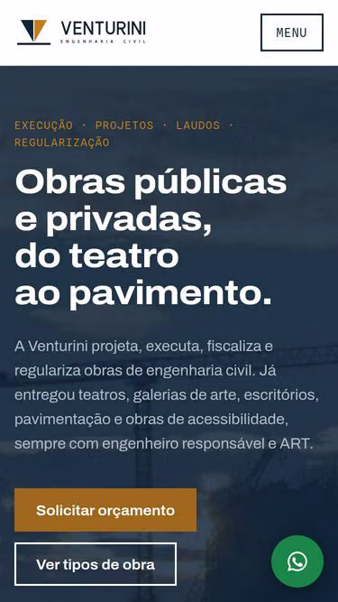 Screenshot of venturini.eng.br