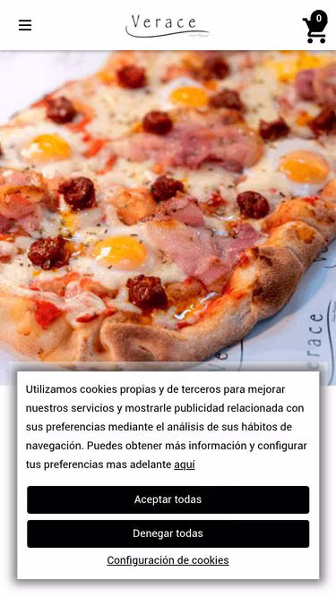 Screenshot of verace.es