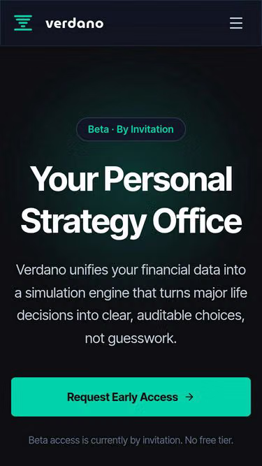Screenshot of verdano.ai