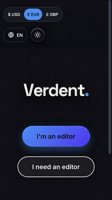 Screenshot of verdent.club