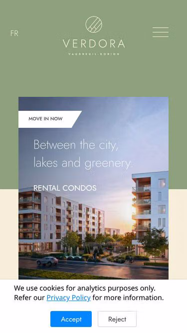Screenshot of verdora.ca