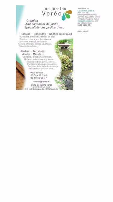 Screenshot of vereo.fr