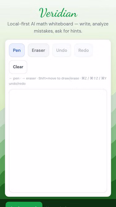 Screenshot of veridian.fyi