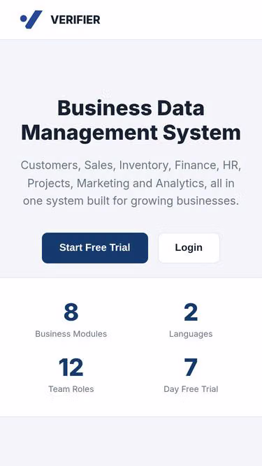 Screenshot of verifier.africa