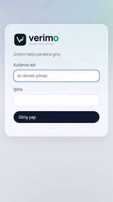 Screenshot of verimo.tr