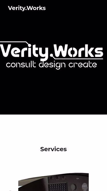 Screenshot of verity.works