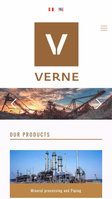 Screenshot of verne.com.pe