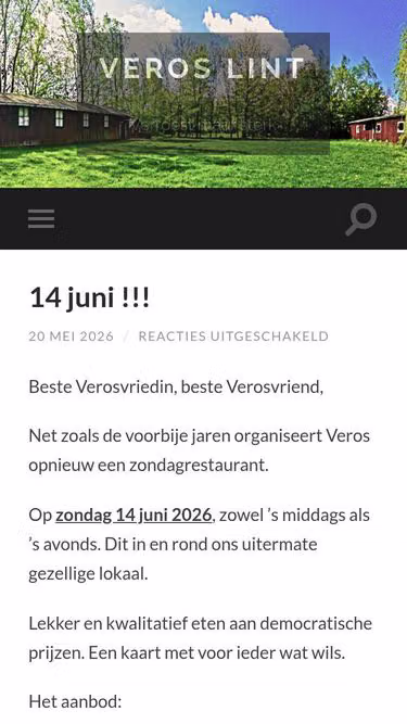 Screenshot of veros.be