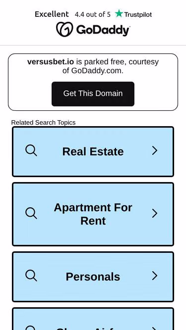 Screenshot of versusbet.io