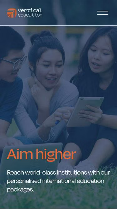 Screenshot of vertical.education