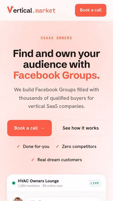 Screenshot of vertical.market
