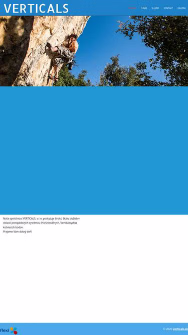 Screenshot of verticals.sk