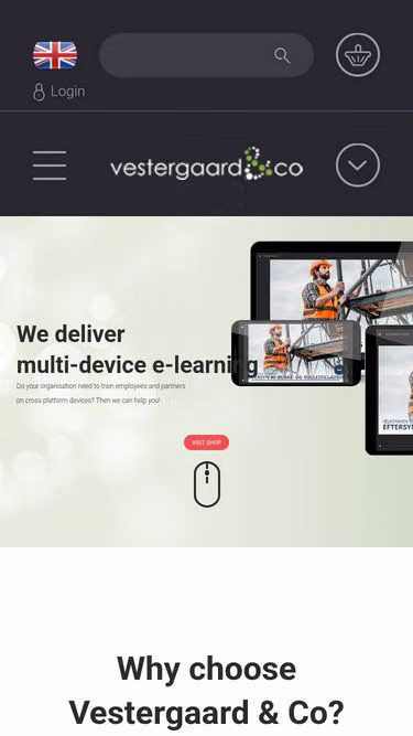 Screenshot of vesco.co.uk