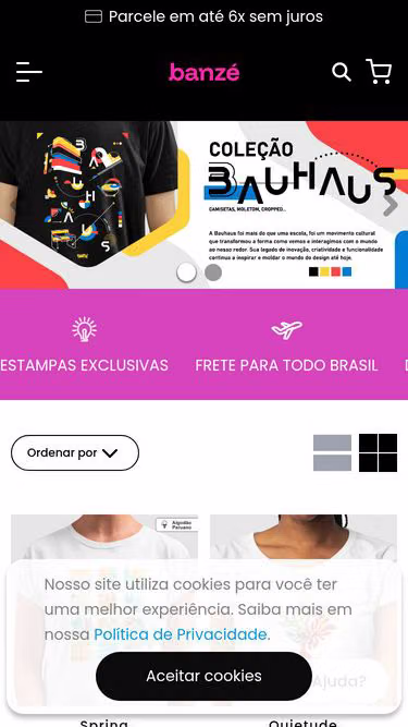 Screenshot of vesna.com.br