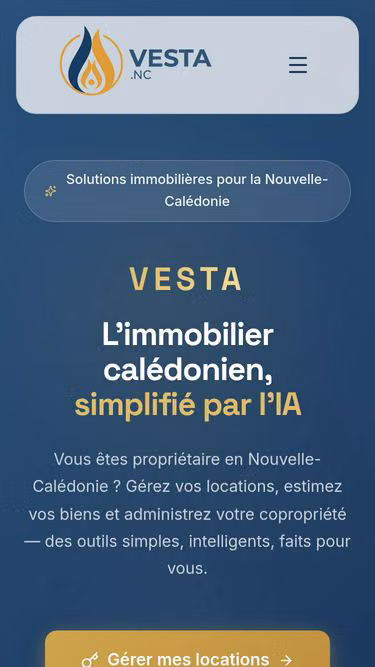 Screenshot of vesta.nc