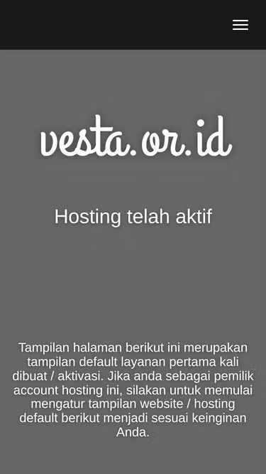 Screenshot of vesta.or.id