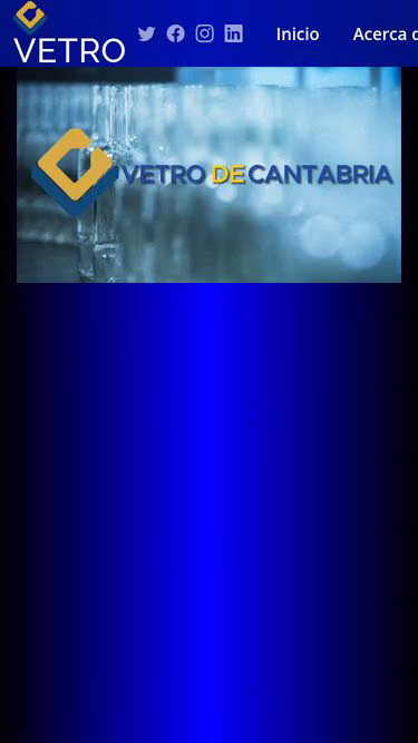 Screenshot of vetro.com.mx