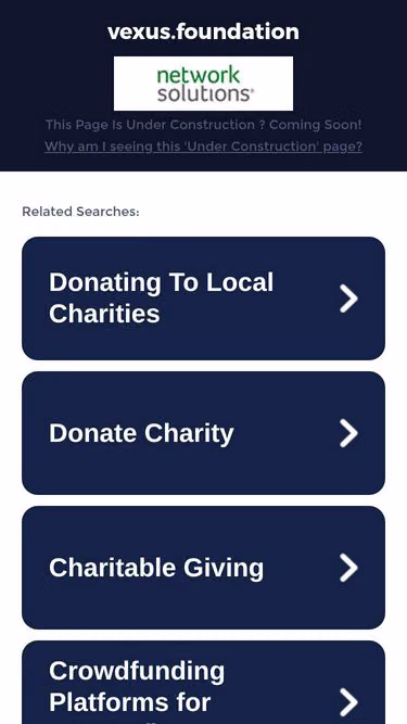 Screenshot of vexus.foundation