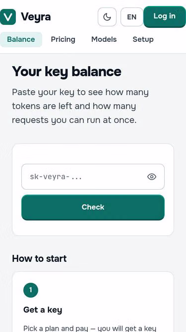 Screenshot of veyra.sale