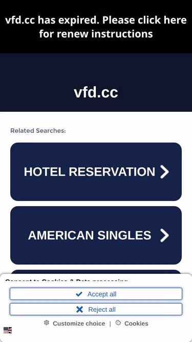 Screenshot of vfd.cc