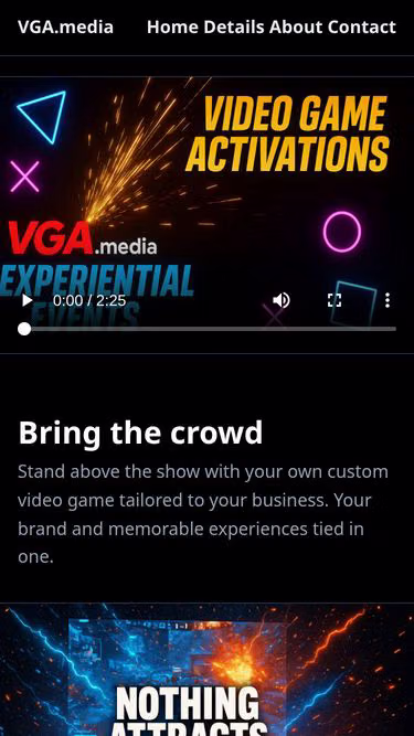 Screenshot of vga.media