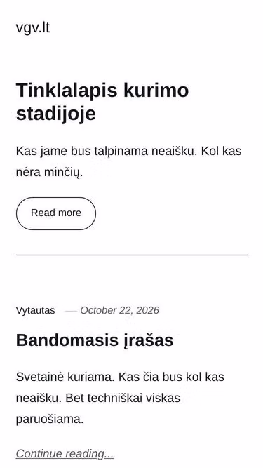 Screenshot of vgv.lt