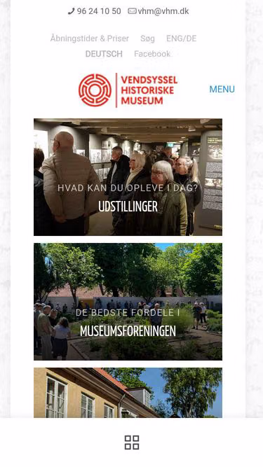 Screenshot of vhm.dk