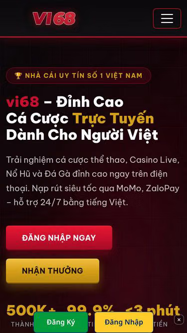 Screenshot of vi68.win
