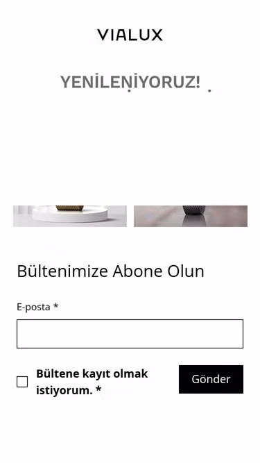 Screenshot of vialux.com.tr