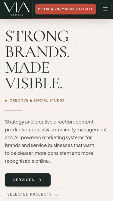 Screenshot of viastudio.io
