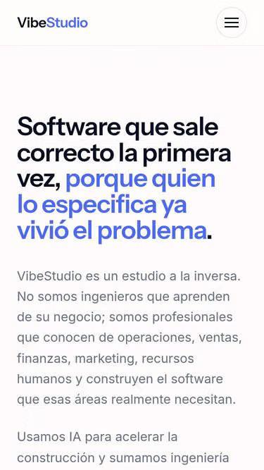 Screenshot of vibe-studio.dev